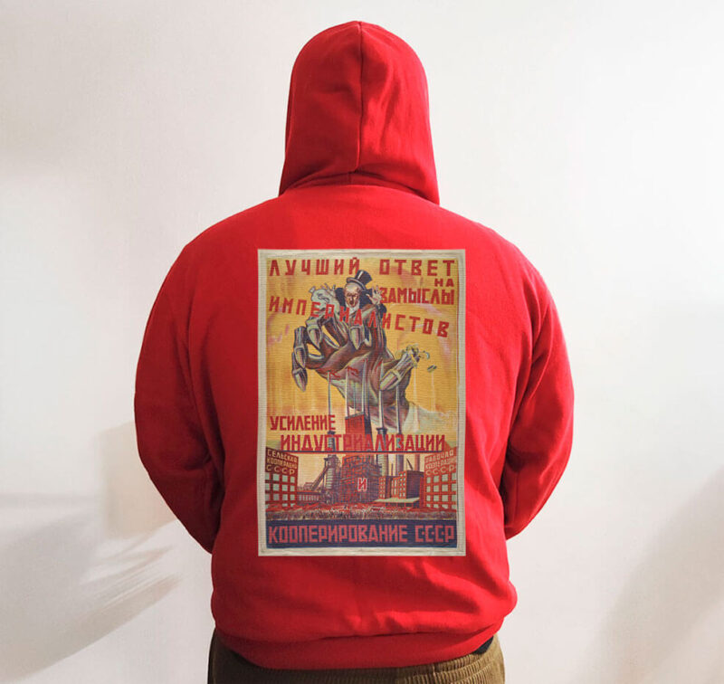 Moletom com capuz - A melhor resposta aos planos dos imperialistas - Imagem 2