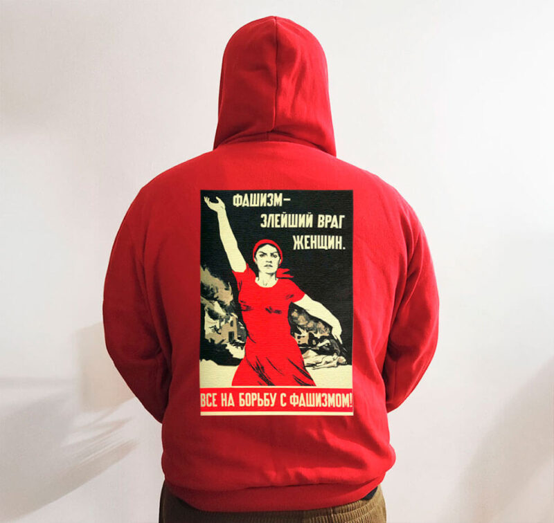 Moletom com capuz - Fascismo – o inimigo mais cruel das mulheres - Imagem 5