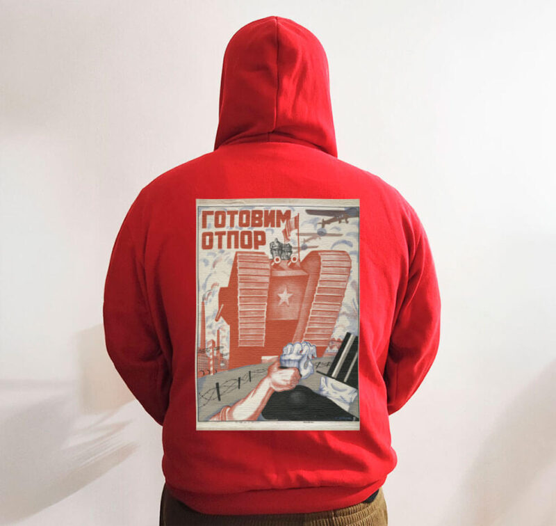 Moletom com capuz - Fora Fascistas - Imagem 5