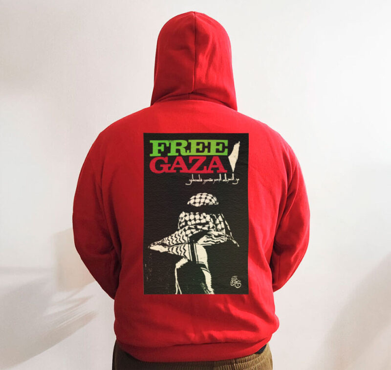 Moletom com capuz - Free Gaza - Imagem 5