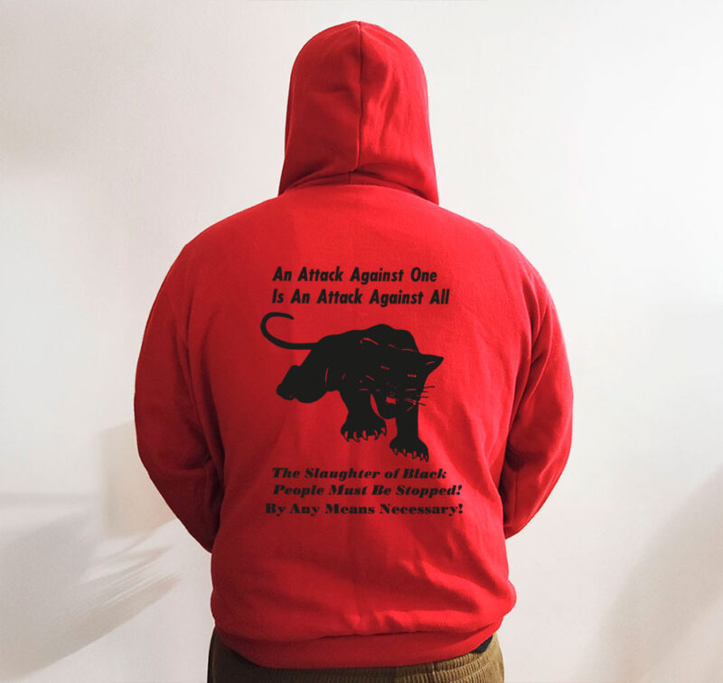 Moletom com capuz - Movimento Pantera Negra - Para Auto Defesa - Imagem 5