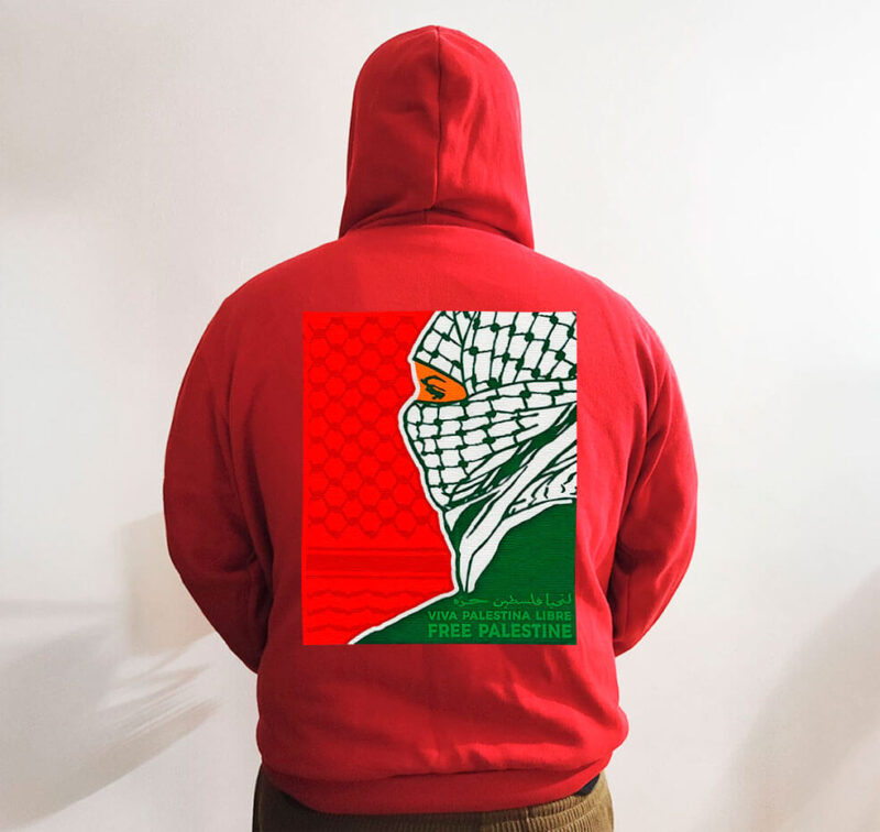 Moletom com capuz - Viva a Palestina Libre - Imagem 5