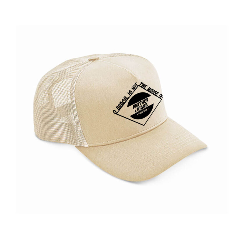 Boné trucker - O Brasil is not the home of mother joana - FUCK USA - Imagem 2