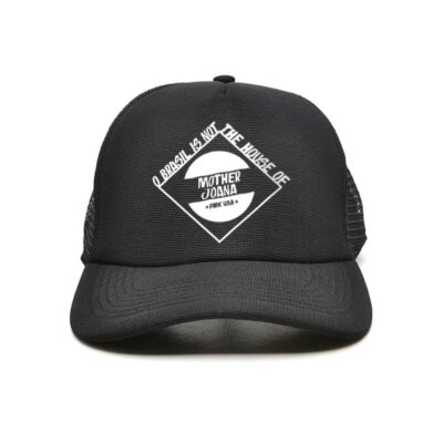 Boné trucker - O Brasil is not the home of mother joana - FUCK USA
