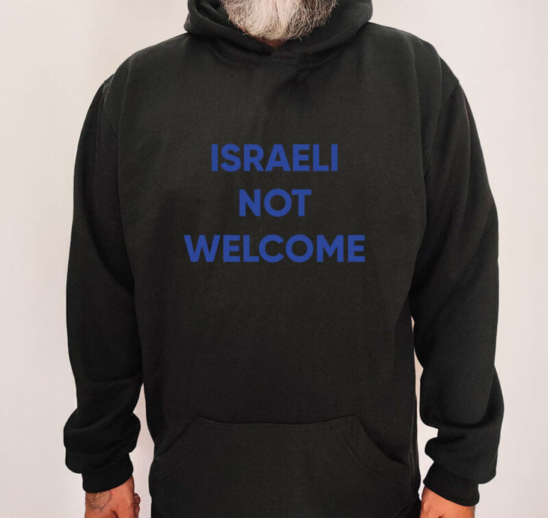 Moletom com capuz - Israeli not welcome - Imagem 2