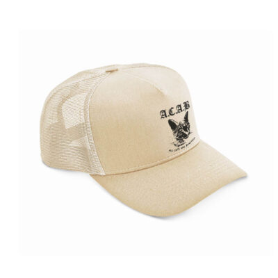 Boné trucker - A.C.A.B - All cats are Beatifull