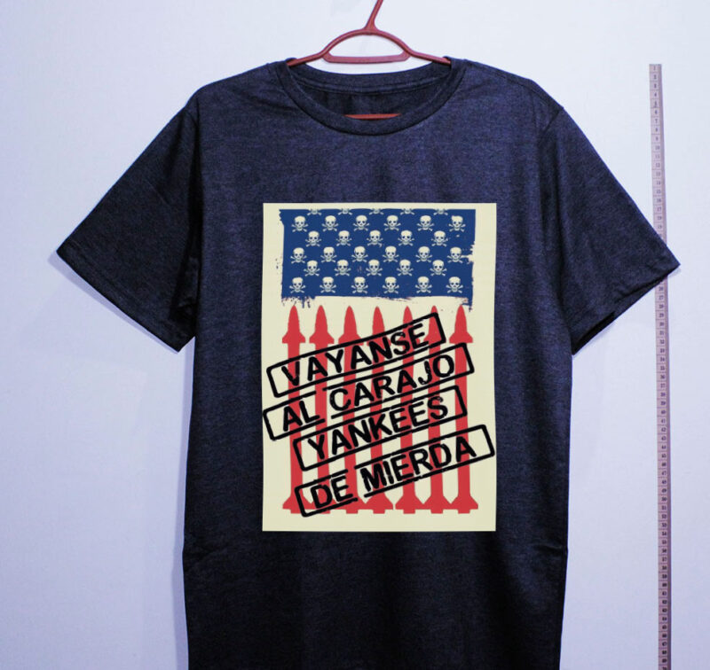 Camiseta - Váyanse al carajo yankees de mierda - Imagem 5