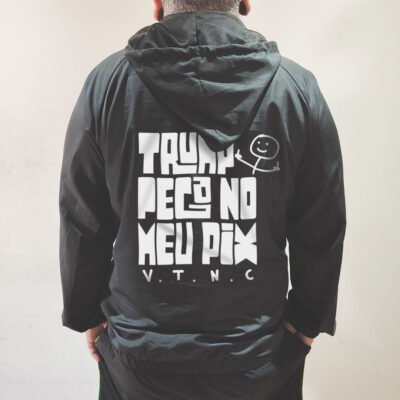 Corta vento - Pega no meu pix