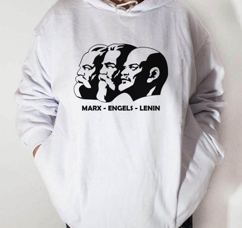 Moletom com capuz - Marx, Engels e Lenin - Imagem 4