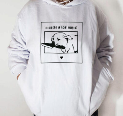 Moletom com capuz - Muerte a los nazis