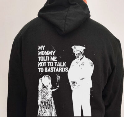 Moletom com capuz - Mamãe disse para não conversar com bastardos