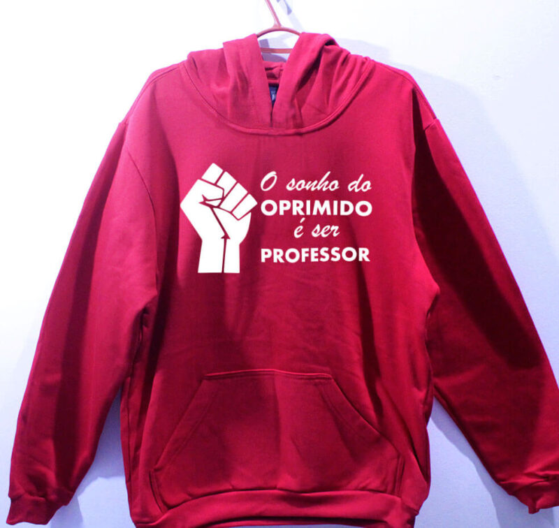 Moletom com capuz - O sonho do oprimido é ser professor - Imagem 2