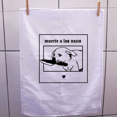 Pano de prato - Muerte a los nazis