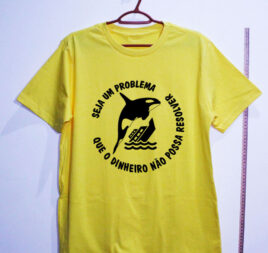 Camiseta - Seja um problema que o dinheiro não possa resolver - Oversized