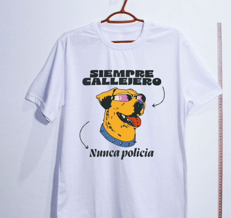 Camiseta - Siempre Callejero, nunca policia - Imagem 3
