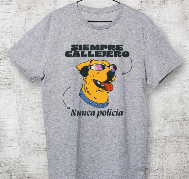 Camiseta - Siempre Callejero, nunca policia - Imagem 5