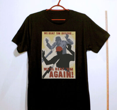 Camiseta Oversized - Nós já os derrotamos antes