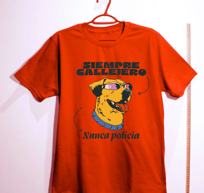 Camiseta - Siempre Callejero, nunca policia - Imagem 8