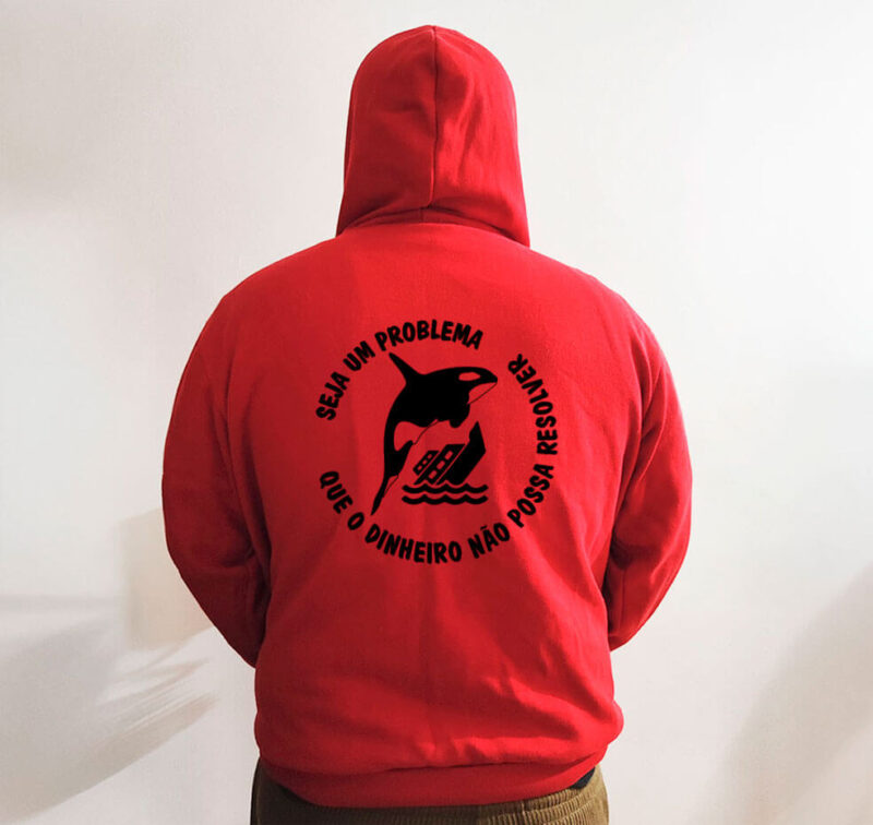 Moletom com capuz - Seja um problema que o dinheiro não possa resolver - Imagem 7