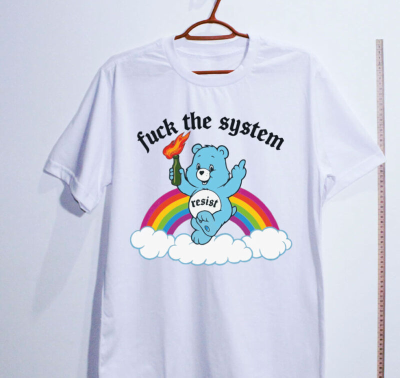Camiseta - Fuck the system - Imagem 5