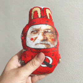 Boneco monstro Freirebubu (Labubu) (Paulo Freire)