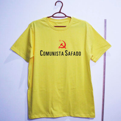 Camiseta de algodão - Comunista Safado