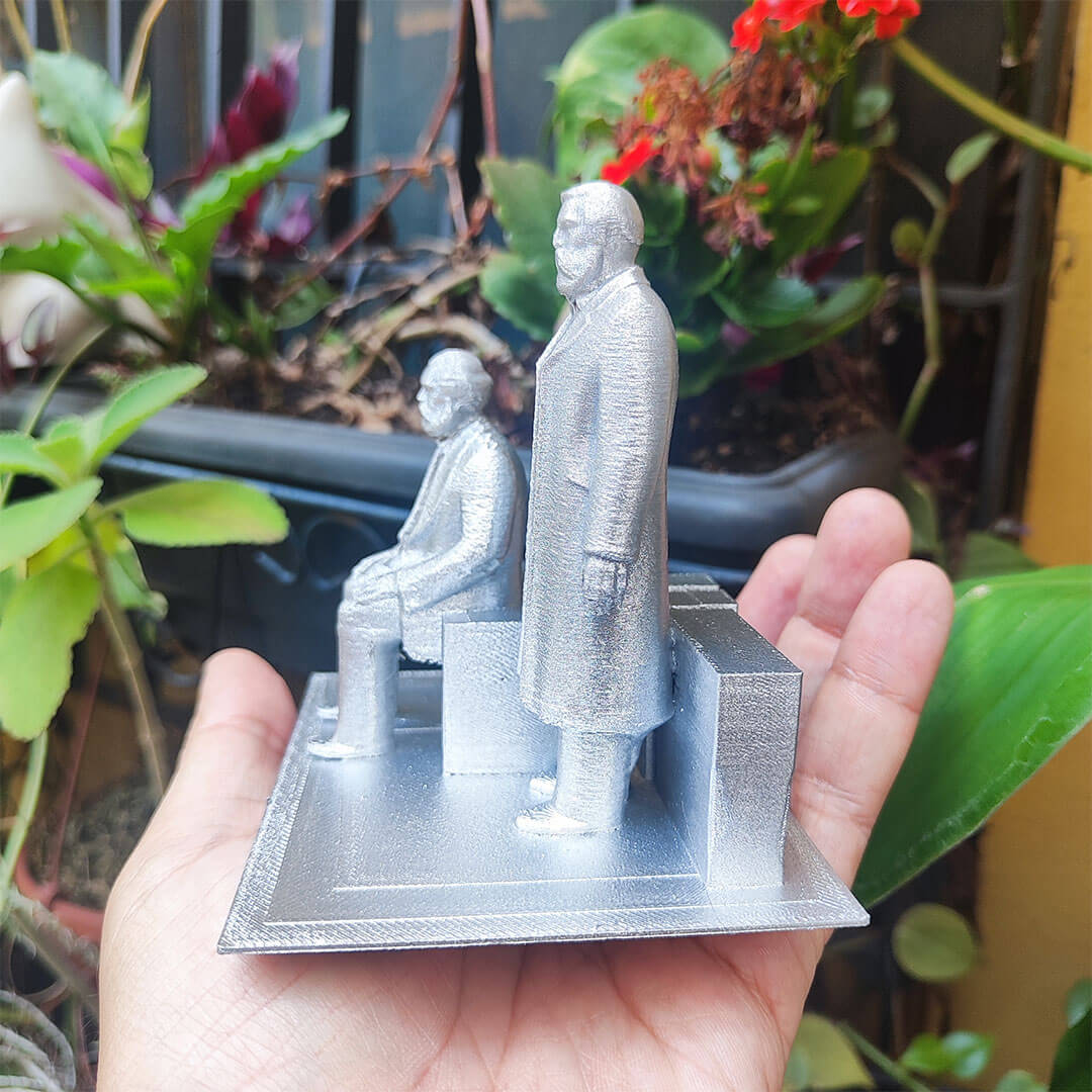 Estátua 3D – Marx e Engels - Imagem 5