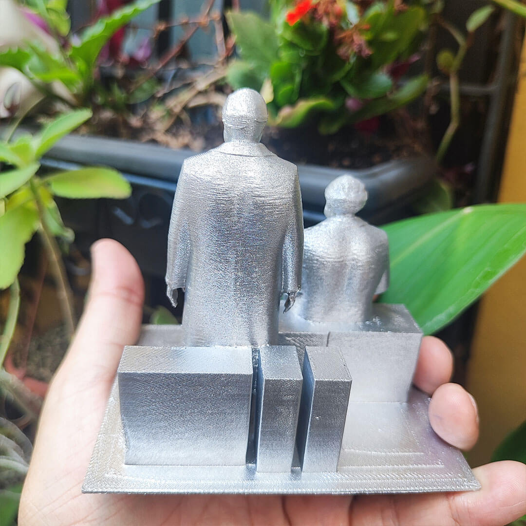 Estátua 3D – Marx e Engels - Imagem 3