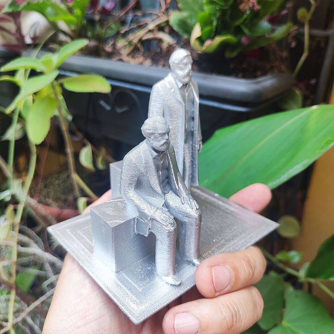 Estátua 3D – Marx e Engels - Imagem 2