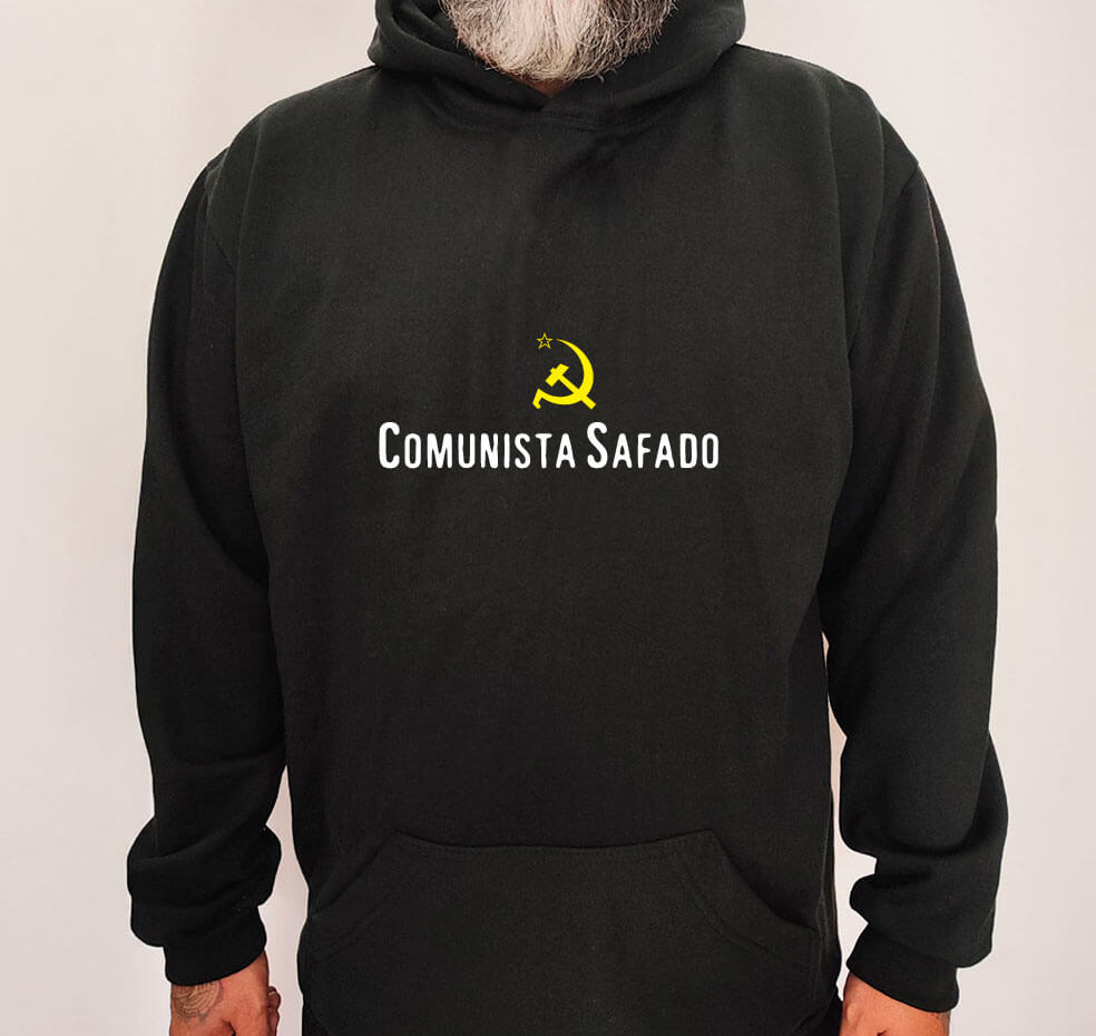 Moletom com capuz - Comunista Safado