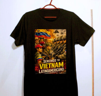 Camiseta de algodão - Seremos tu Vietnam Latinoamericano