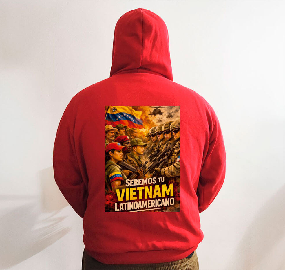 Moletom com capuz - Seremos tu Vietnam Latinoamericano - Imagem 5