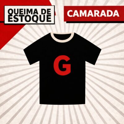 Queima de Estoque Camarada - Camiseta de algodão e Dry Fit - G