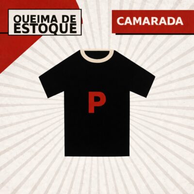 Queima de Estoque Camarada - Camiseta de algodão - P