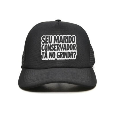 Boné Trucker – Seu marido conservador tá no Grindr?