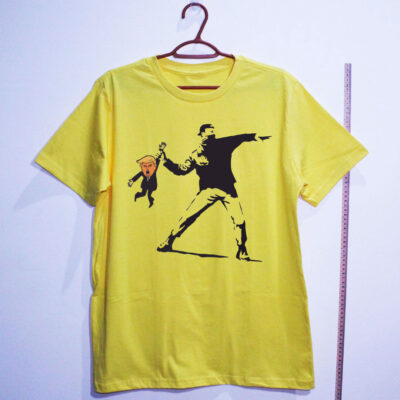 Camiseta de algodão - Voa Trump