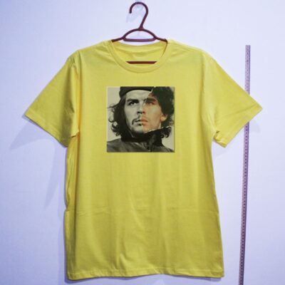Camiseta_algodao_amarelo_que_isso_camarada_-_Che_e_Maradona_-_Duas_Lendas | Che e Maradona - Duas Lendas