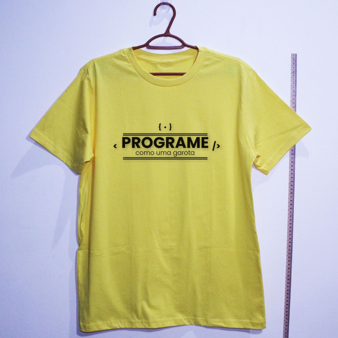 Camiseta_algodao_amarelo_que_isso_camarada_-_Programe_como_uma_garota | Programe como uma garota