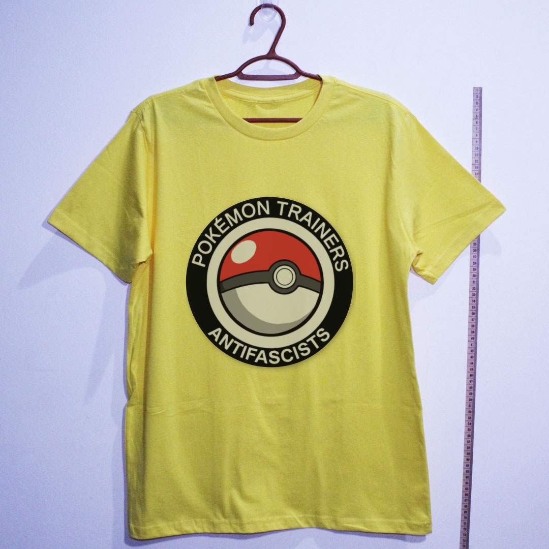Camiseta_algodao_amarelo_que_isso_camarada_-_Treinadores_Pokemon_Antifascistas | Treinadores Pokemon Antifascistas