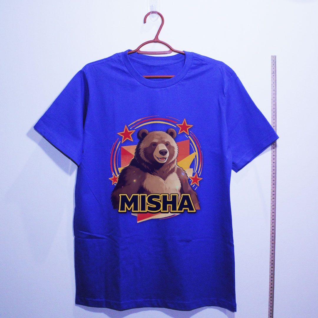 Camiseta_algodao_azul_que_isso_camarada_-_Urso-Misha | Urso-Misha