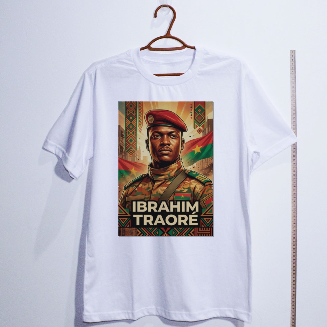 Camiseta_algodao_branco_que_isso_camarada_-_Ibrahim_Traore | Ibrahim Traoré