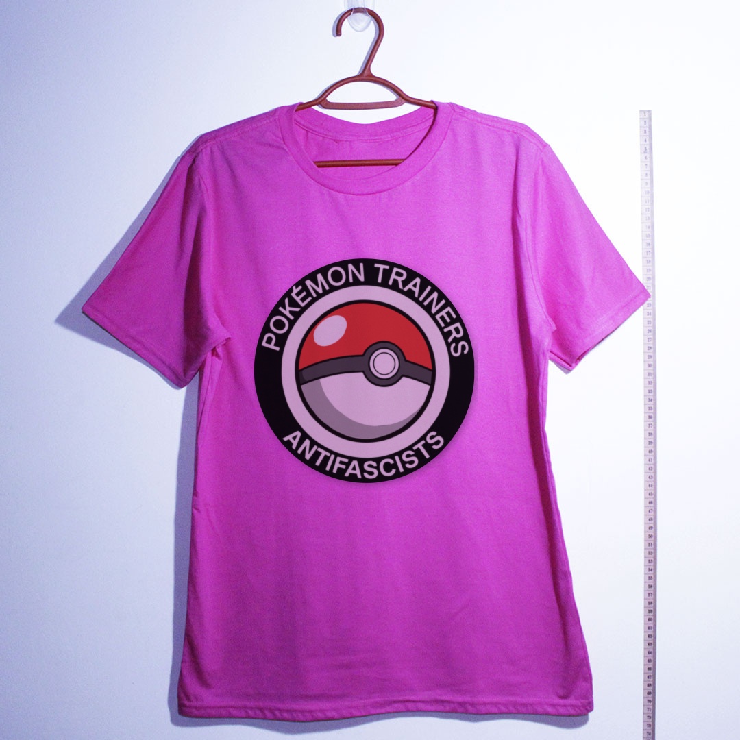 Camiseta_algodao_rosa_que_isso_camarada_-_Treinadores_Pokemon_Antifascistas | Treinadores Pokemon Antifascistas