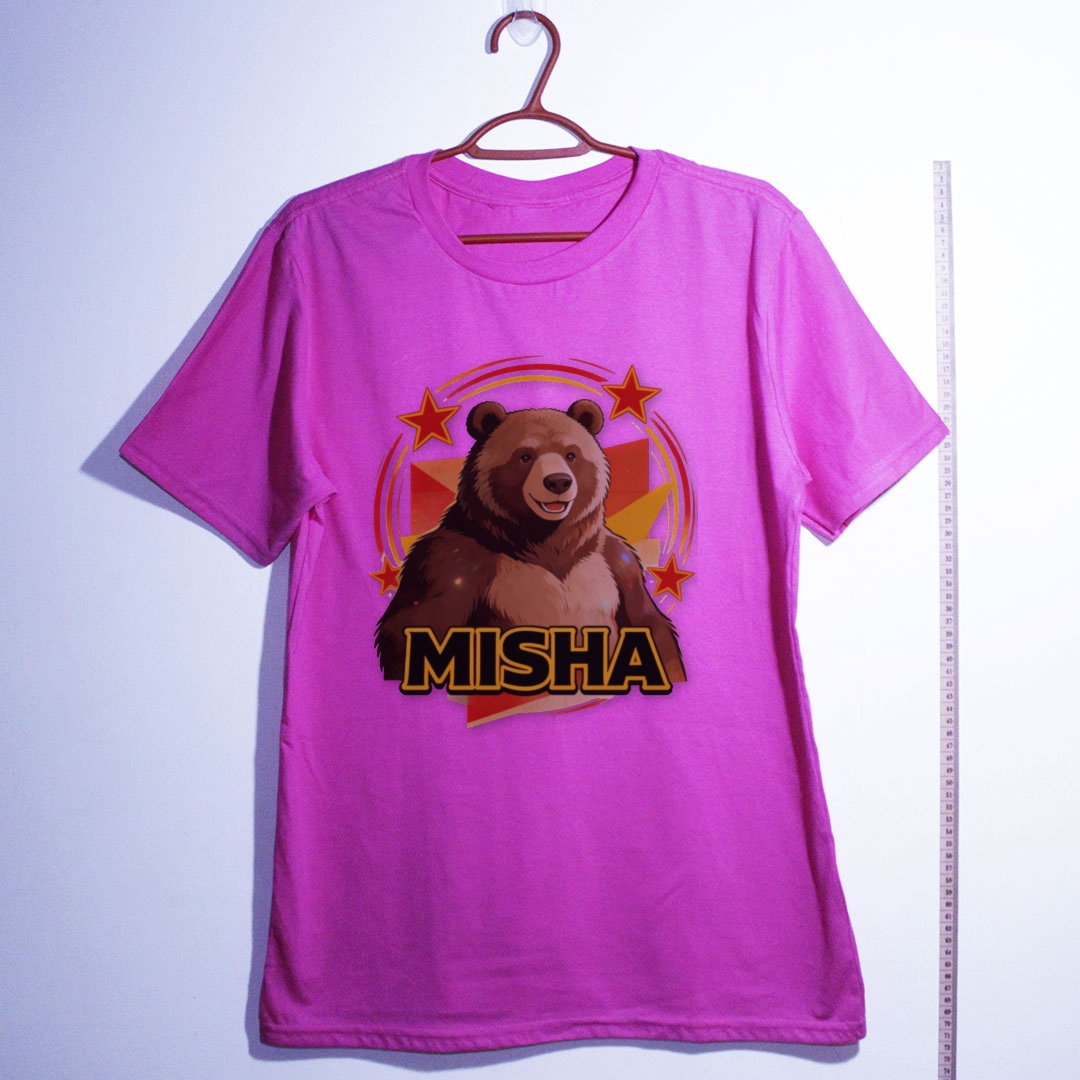 Camiseta_algodao_rosa_que_isso_camarada_-_Urso-Misha | Urso-Misha