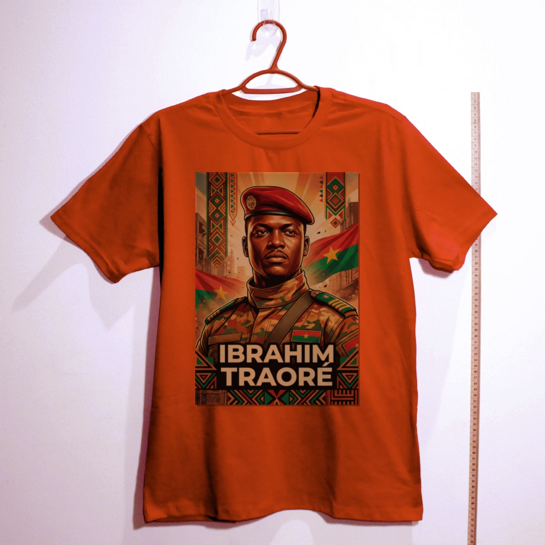Camiseta_algodao_vermelho_que_isso_camarada_-_Ibrahim_Traore | Ibrahim Traoré