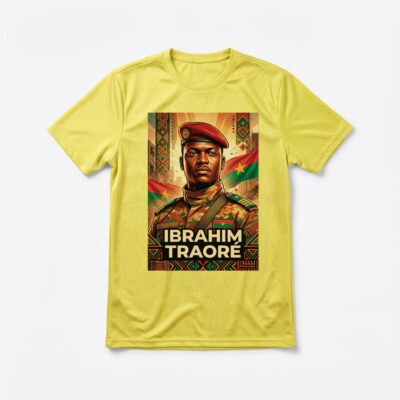 Camiseta_dry_fit_amarelo_que_isso_camarada_-_Ibrahim_Traore | Ibrahim Traoré