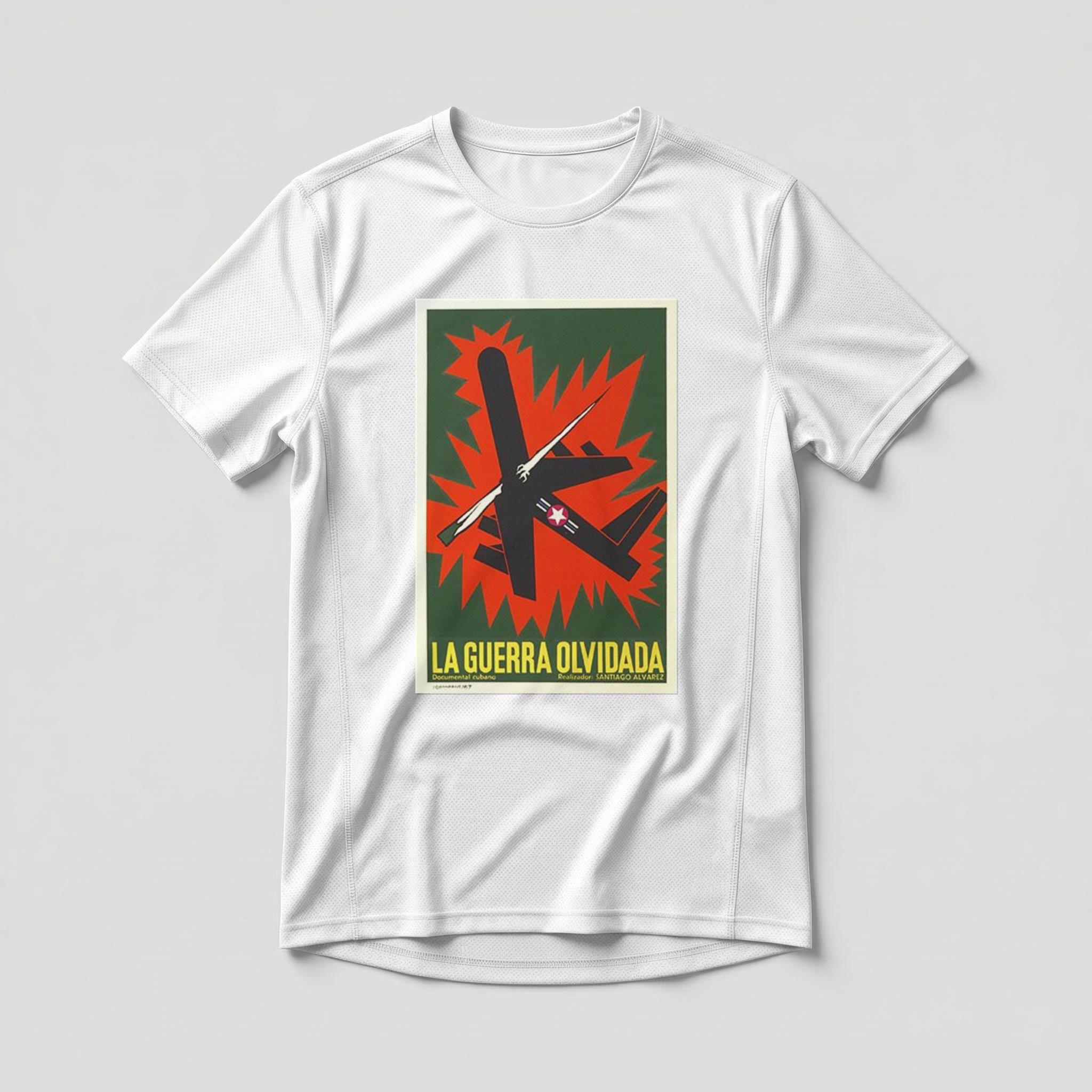 Camiseta_dry_fit_branco_que_isso_camarada_-_A_Guerra_Esquecida_-_Alfredo_Rostgaard_1967 | A Guerra Esquecida-1967