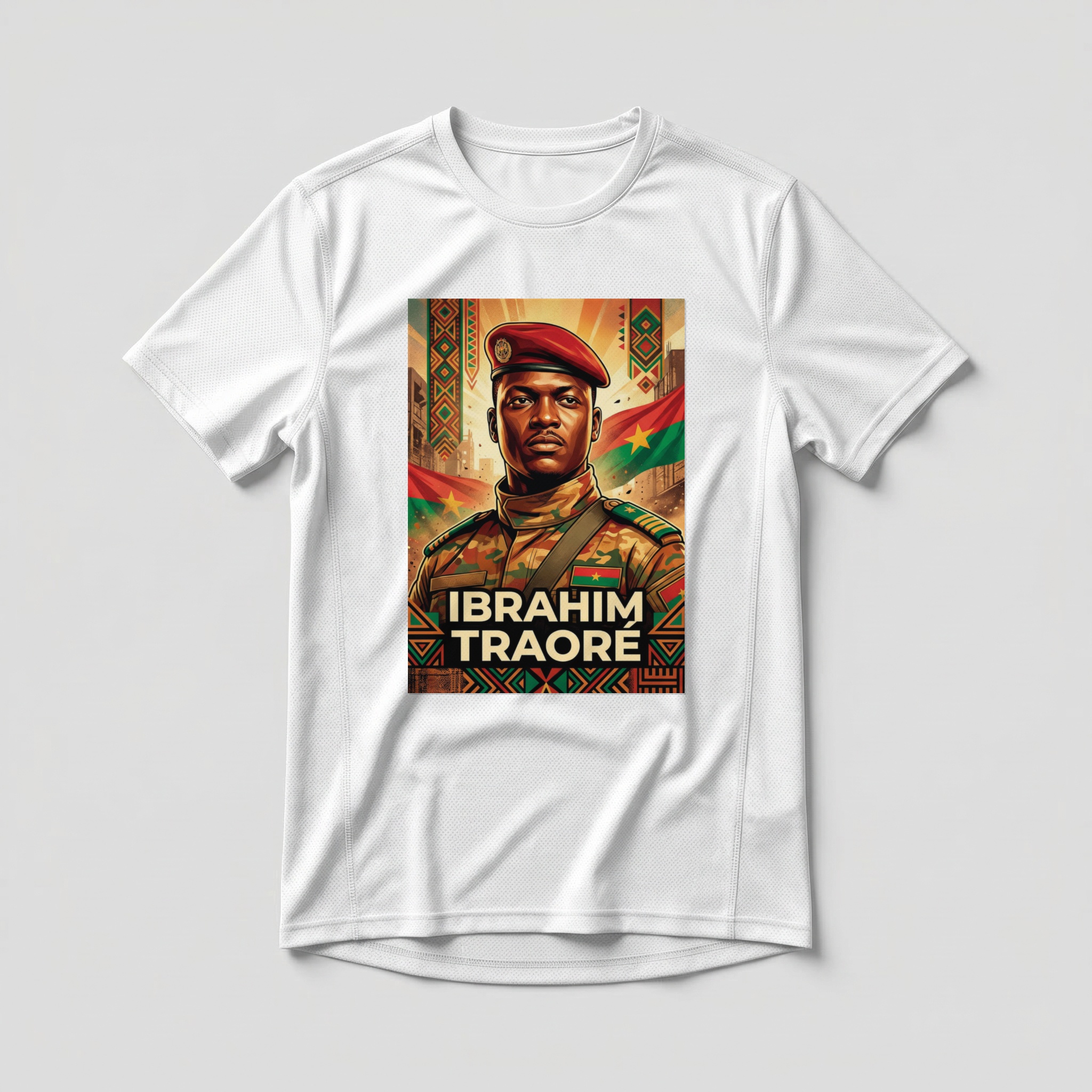 Camiseta_dry_fit_branco_que_isso_camarada_-_Ibrahim_Traore | Ibrahim Traoré