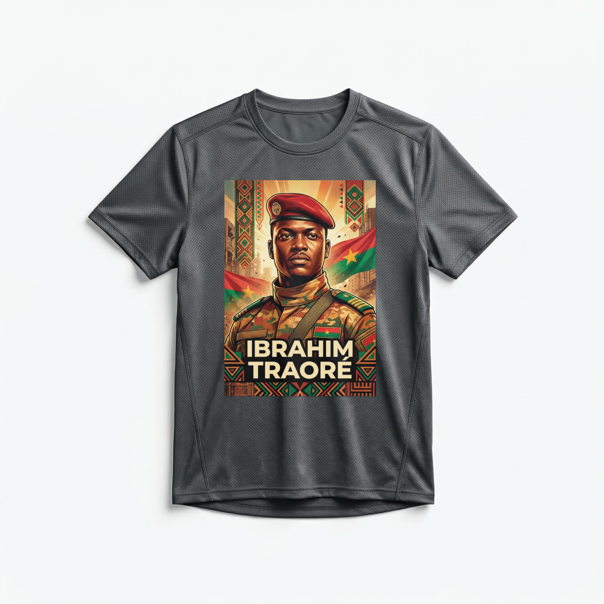 Camiseta_dry_fit_chumbo_que_isso_camarada_-_Ibrahim_Traore | Ibrahim Traoré