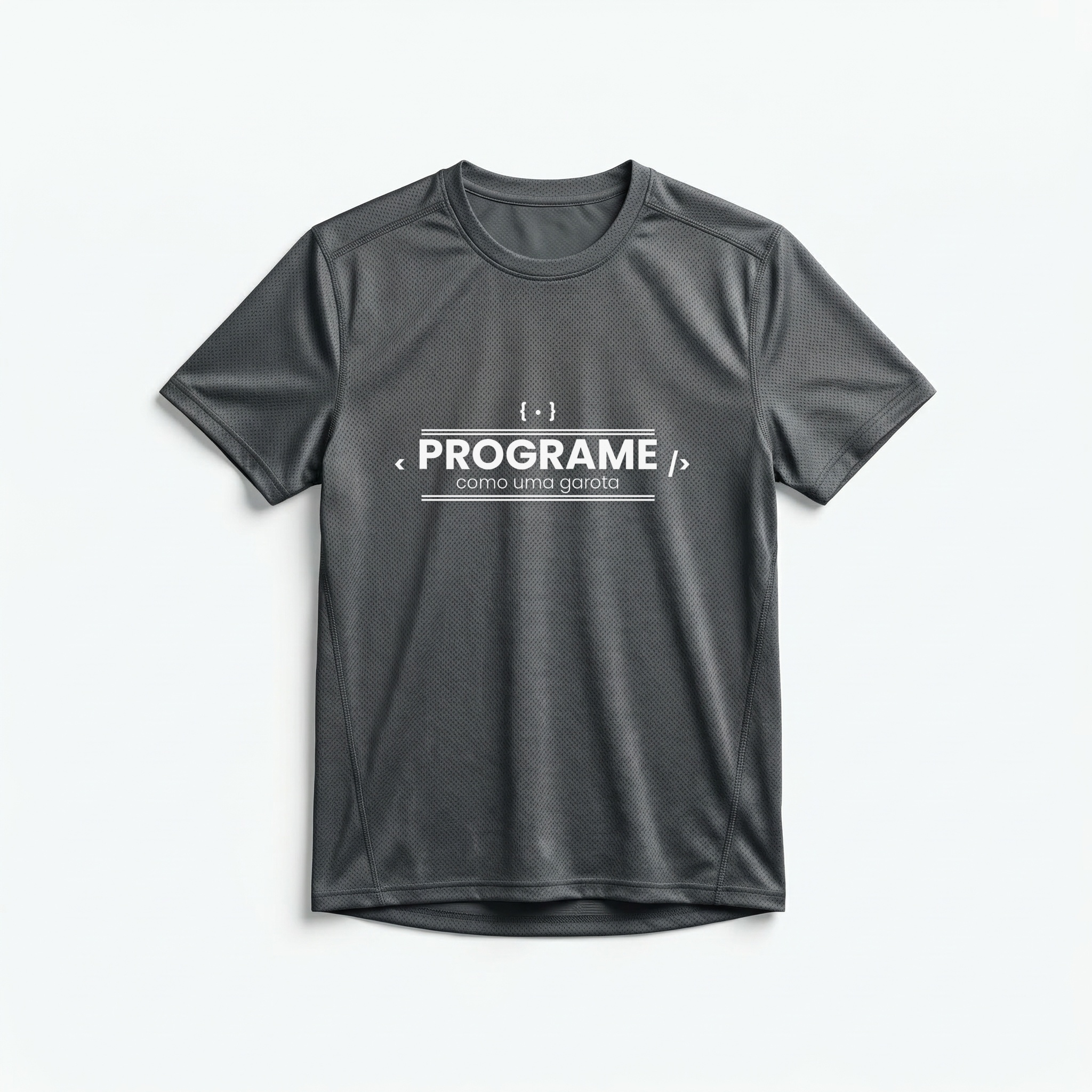Camiseta_dry_fit_chumbo_que_isso_camarada_-_Programe_como_uma_garota | Programe como uma garota