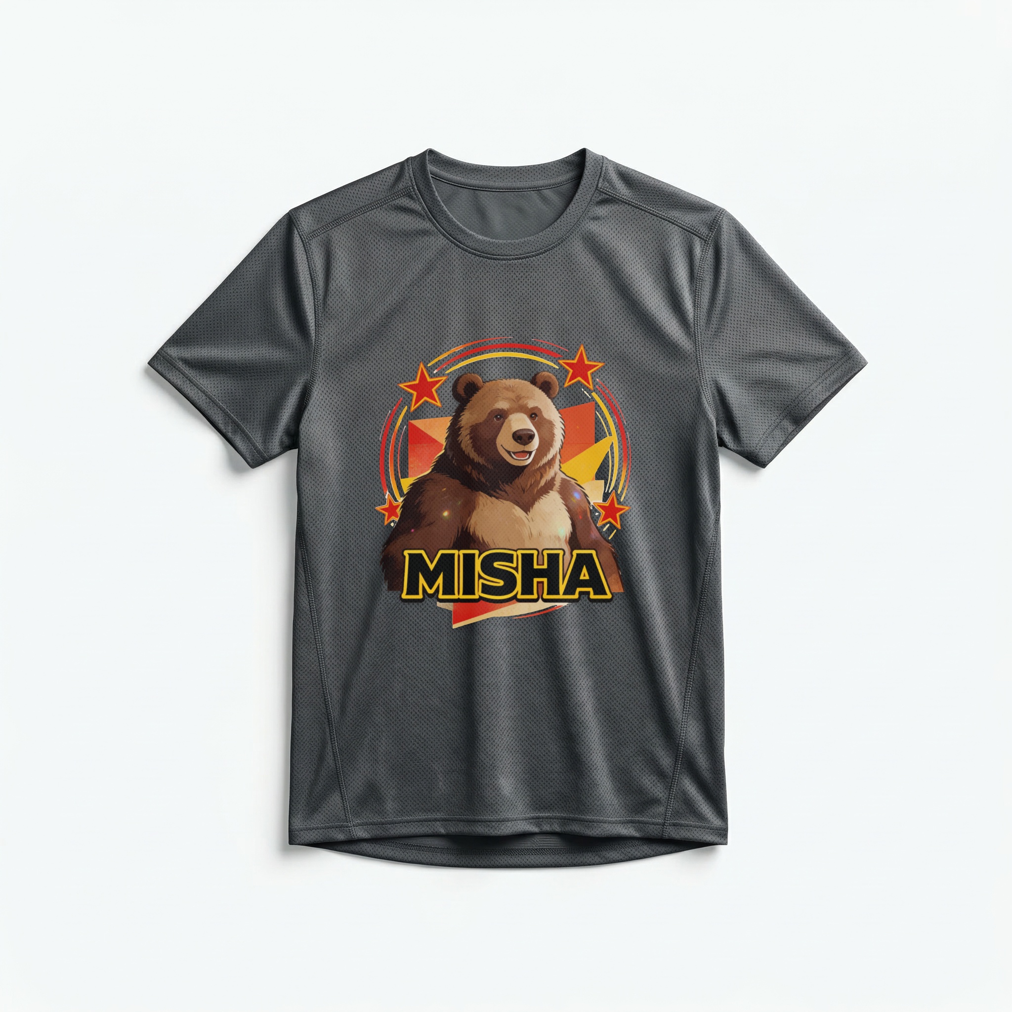 Camiseta_dry_fit_chumbo_que_isso_camarada_-_Urso-Misha | Urso-Misha